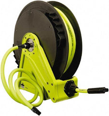 Legacy - 50' Spring Retractable Hose Reel - 300 psi, Hose Included - Exact Industrial Supply
