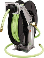 Legacy - 50' Spring Retractable Hose Reel - 300 psi, Hose Included - Exact Industrial Supply