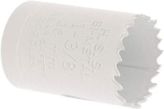 Value Collection - 1-3/8" Diam, 1-1/2" Cutting Depth, Hole Saw - Bi-Metal Saw, Toothed Edge - Exact Industrial Supply