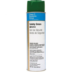 Made in USA - Spray Paints Type: Spray Paint Color: Safety Green - Exact Industrial Supply