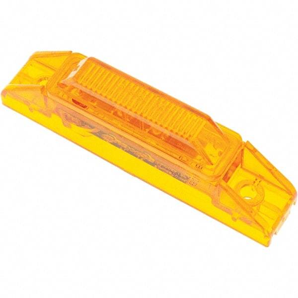 Truck-Lite - 4" Long, 0.05 Amp, LED Side Marker Light Kit - 12 Volts, Yellow - Exact Industrial Supply