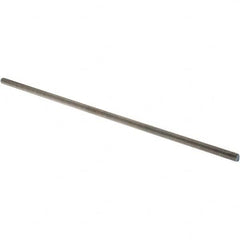 Threaded Rod: 7/8-9, 3' Long, Stainless Steel, Grade 304 (18-8)