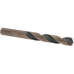 Import - 7/16" High Speed Steel, 135° Point, Round with Flats Shank Maintenance Drill Bit - Exact Industrial Supply