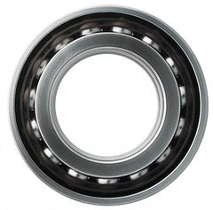 SKF - 50mm Bore Diam, 90mm OD, Open Angular Contact Radial Ball Bearing - 20mm Wide, 1 Row, Round Bore, 30,500 Lb Static Capacity, 37,700 Lb Dynamic Capacity - Exact Industrial Supply