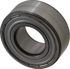 SKF - 30mm Bore Diam, 62mm OD, Double Shield Angular Contact Radial Ball Bearing - 23.8mm Wide, 2 Rows, Round Bore, 20,800 Lb Static Capacity, 28,600 Lb Dynamic Capacity - Exact Industrial Supply