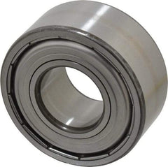 SKF - 35mm Bore Diam, 80mm OD, Double Shield Angular Contact Radial Ball Bearing - 34.9mm Wide, 2 Rows, Round Bore, 35,500 Lb Static Capacity, 49,400 Lb Dynamic Capacity - Exact Industrial Supply