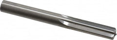 Hertel - 0.379" Solid Carbide 6 Flute Chucking Reamer - Exact Industrial Supply