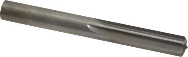 Hertel - 0.439" Solid Carbide 6 Flute Chucking Reamer - Straight Flute, 0.439" Straight Shank, 1-3/8" Flute Length, 4" OAL - Exact Industrial Supply