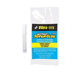 Vibra-Tite - 1.8 mL Tube, General Purpose, Clear Instant Adhesive - Exact Industrial Supply