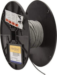 Value Collection - 3/32" Diam, Aircraft Cable - 920 Lb Breaking Strength, 7 x 7 Strand Core - Exact Industrial Supply
