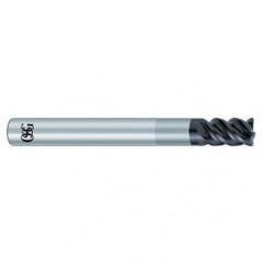 4mm x 6mm x 6mm x 80mm 4Fl 0.5mm C/R Carbide End Mill - WXS - Exact Industrial Supply