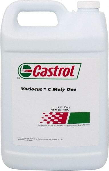 Castrol - Variocut C Moly Dee, 1 Gal Bottle Cutting & Tapping Fluid - Straight Oil - Exact Industrial Supply