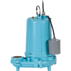Sump Sewage & Effluent Pump: Piggyback Mechanical Float, 1/2 hp, 11.6A, 115V 2″ Outlet, Cast Iron Housing