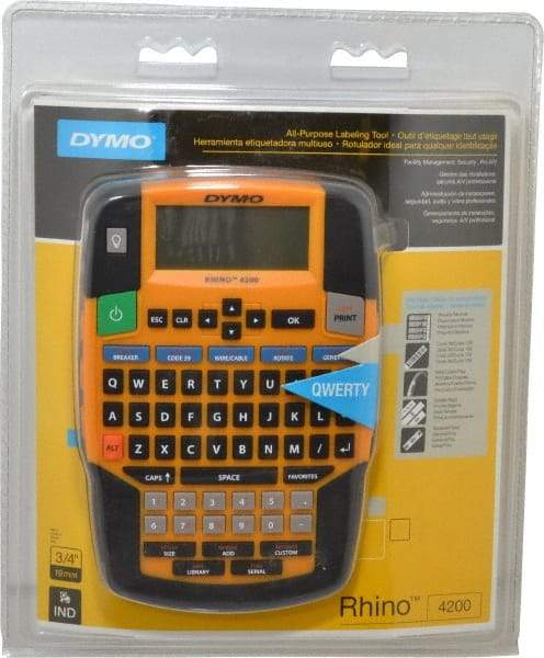 Dymo - Handheld Printer/Industrial Label Maker - 180 DPI Resolution, 8.7" Wide x 3.07" Long - Exact Industrial Supply