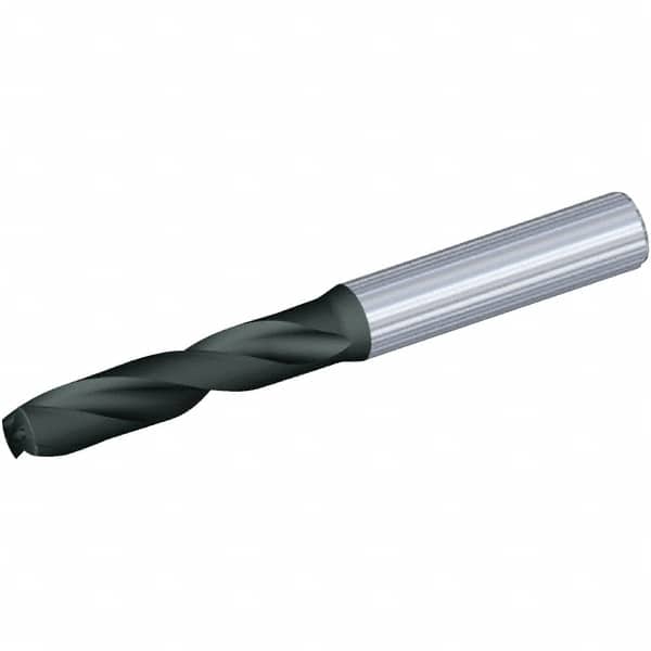 Screw Machine Length Drill Bit: 0.6875″ Dia, 140 °, Solid Carbide Multilayer TiAlN Finish, Right Hand Cut, Spiral Flute, Straight-Cylindrical Shank, Series B291-YPL