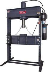 Dake - 50 Ton Hydraulic Shop Press - 16 Inch Stroke, 2 HP, Single Phase - Exact Industrial Supply