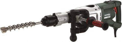 Metabo - 120 Volt 2" SDS Max Chuck Electric Rotary Hammer - 0 to 1,950 BPM, 0 to 125 RPM, Reversible - Exact Industrial Supply