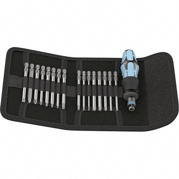 Wera - Screwdriver Bit Sets Type: Bit Set Drive Size: 1/4 (Inch) - Exact Industrial Supply