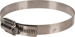 IDEAL TRIDON - SAE Size 512, 4-1/4 to 5-1/8" Diam, Stainless Steel High Torque Worm Drive Clamp - 5/8" Wide, Material Grade 304, Series 60 - Exact Industrial Supply