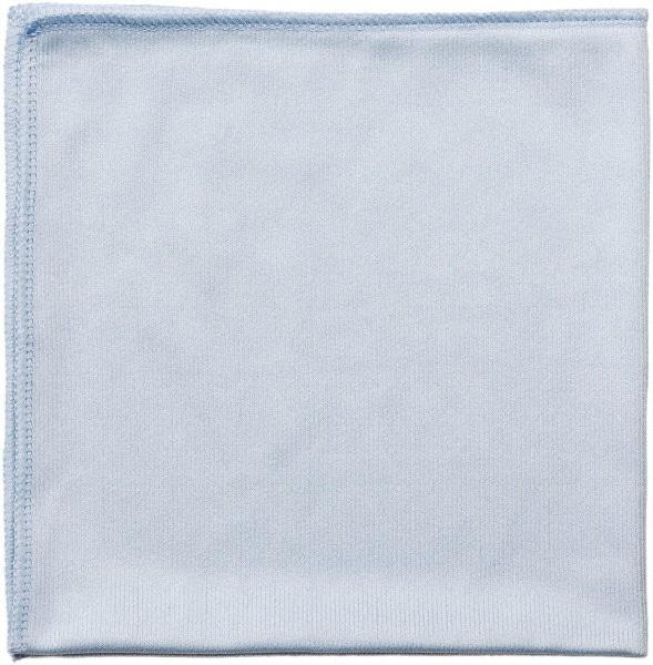 Rubbermaid - Dry Microfiber Wipes - Packet, 16" x 16" Sheet Size, Blue - Exact Industrial Supply