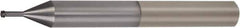 Vargus - M6x1 ISO, 0.189" Cutting Diam, 5 Flute, Solid Carbide Helical Flute Thread Mill - Internal Thread, 17/32" LOC, 3" OAL, 1/4" Shank Diam - Exact Industrial Supply