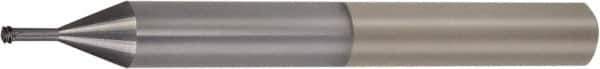 Vargus - M6x1 ISO, 4.8mm Cutting Diam, 5 Flute, Solid Carbide Helical Flute Thread Mill - Internal Thread, 19.5mm LOC, 76mm OAL, 6mm Shank Diam - Exact Industrial Supply