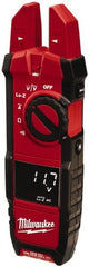 Clamp Meter: CAT III & CAT IV, 0.63″ Jaw, Fork Jaw 1,000 VAC/VDC, Measures Continuity, Current, Resistance & Voltage