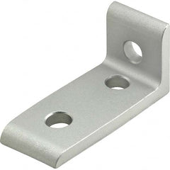 80/20 Inc. - 1" Wide x 2" High x 7/8" Long Open Shelving Corner L-Bracket - Exact Industrial Supply