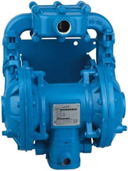 SandPIPER - Air Operated Diaphragm Pump - PTFE Diaphragm, Aluminum Housing - Exact Industrial Supply