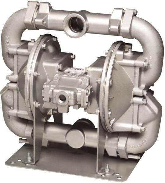 SandPIPER - Air Operated Diaphragm Pump - EPDM Diaphragm, Aluminum Housing - Exact Industrial Supply