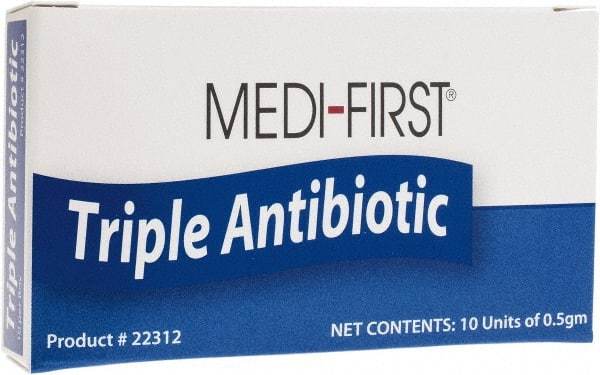 Medique - 3/64 oz Wound Care Ointment - Comes in Packet, Antibiotic and Triple Antibiotic Ointment, Unitized Kit Packing - Exact Industrial Supply