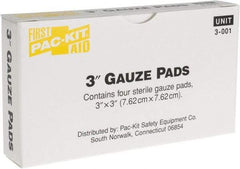 Medique - 3" Long x 3" Wide, General Purpose Pad - Yellow - Exact Industrial Supply