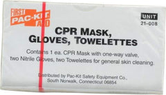 Medique - Disposable CPR Masks/Breathers Compatible First Aid Kits: Medique Unitized First Aid Kits - Exact Industrial Supply