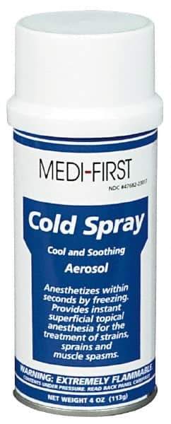 Medique - 4 oz Pain Relief Spray - Comes in Aerosol Can - Exact Industrial Supply