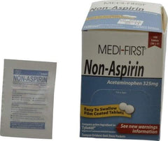 Medique - Medi-First Non-Aspirin Tablets - Headache & Pain Relief - Exact Industrial Supply