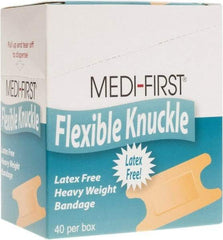 Medique - Knuckle Self-Adhesive Bandage - Woven Fabric Bandage, Latex Free - Exact Industrial Supply