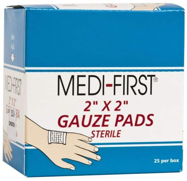 Medique - 2" Long x 2" Wide, General Purpose Pad - Gauze Bandage - Exact Industrial Supply