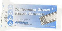 Medique - 3" Wide, General Purpose Gauze Roll - Gauze Bandage - Exact Industrial Supply