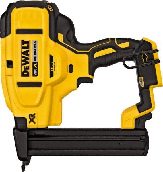 DeWALT - 1/4" Crown, 18 Gauge, 100 Staple Capacity Power Stapler - Exact Industrial Supply