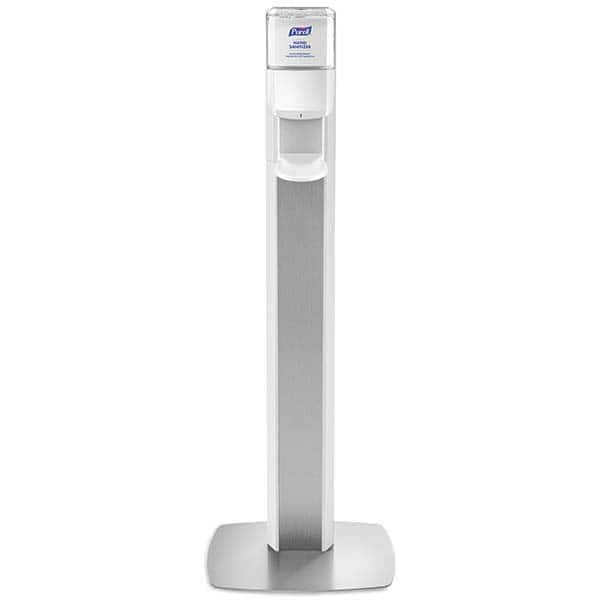 1200 mL Automatic Foam Sanitizer Station Stand Stand Mount, ABS Plastic, White