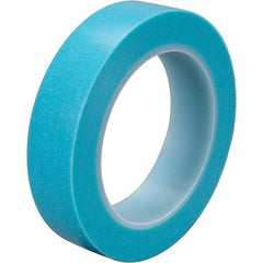 Masking Tape: 48″ Wide, 36 yd Long, 5.4 mil Thick, Blue Vinyl, Rubber Adhesive, 16 lb/in Tensile Strength