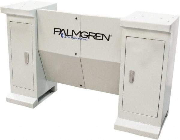 Palmgren - 41" Long x 30" High x 14" Deep, Lathe Cabinet without Chip Pan - Compatible with 9" x 20" Bench Lathes - Exact Industrial Supply