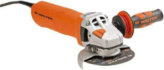 WALTER Surface Technologies - 5" Wheel Diam, 10,500 RPM, Corded Angle & Disc Grinder - 5/8-11 Spindle - Exact Industrial Supply