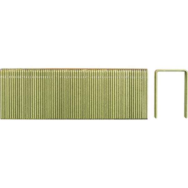 DeWALT - 1-1/2" Long x 1/16" Wide, 16 Gauge Crowned Construction Staple - Steel, Galvanized Finish - Exact Industrial Supply