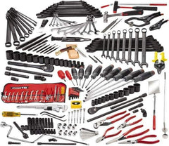 Proto - 199 Piece 1/4, 3/8 & 1/2" Drive Master Tool Set - Tools Only - Exact Industrial Supply