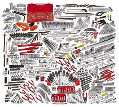Proto - 833 Piece 1/4, 3/8, 1/2 & 3/4" Drive Master Tool Set - Comes in Workstation - Exact Industrial Supply