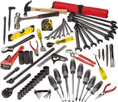 Proto - 67 Piece 1/4, 3/8, 1/2 & 3/4" Drive Master Tool Set - Comes in Top Chest - Exact Industrial Supply