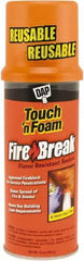 DAP - 12 oz Aerosol Orange Polyurethane Fire Barrier Foam - 10 to 25 min Tack Free Dry Time, 4 hr Full Cure Time - Exact Industrial Supply