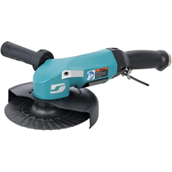 Dynabrade - 7" Max Disc, 8,500 RPM, Pneumatic Handheld Disc Sander - 115 CFM, 1/2 NPT Inlet, 2.8 hp, 90 psi - Exact Industrial Supply