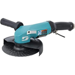 Dynabrade - 7" Max Disc, 8,500 RPM, Pneumatic Handheld Disc Sander - 115 CFM, 1/2 NPT Inlet, 2.8 hp, 90 psi - Exact Industrial Supply